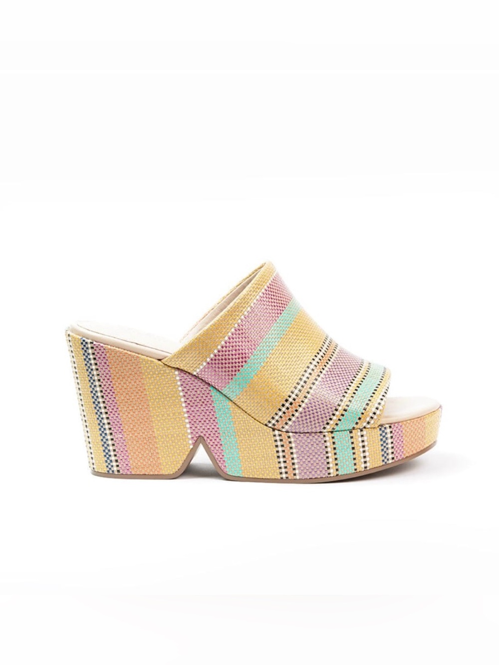 Cecilia New York Frost Wedge Slide Sandal